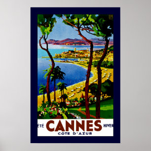 Affiche Cannes ~ Cote d'Azur