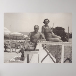 Affiche Cannes, France dans les années 30