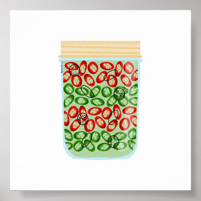 Affiche Canning Food - Peppers Chili (Devant)