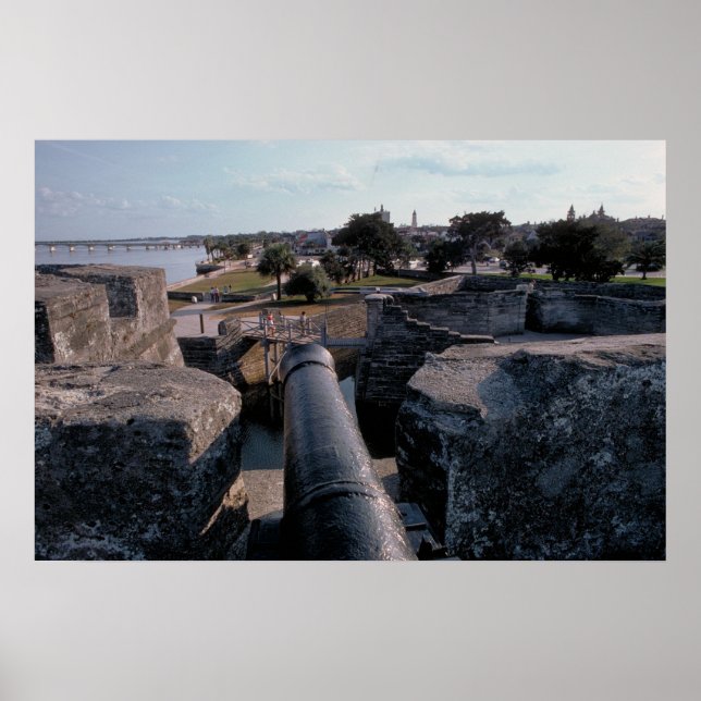 Affiche Cannon au sommet du Castillo de San Marcos (Devant)
