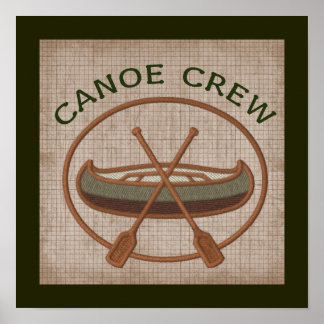 Affiche Canoë-kayak Sports nautiques