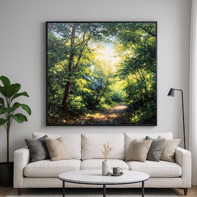 Affiche Canopées lumineuses - Art de style illustration pe (Créateur téléchargé)