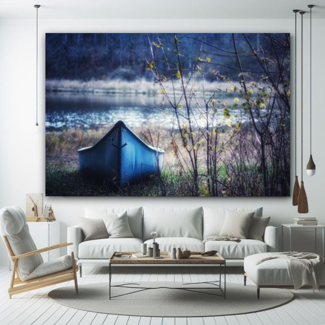 Affiche Canot Bleu Automne À New York Photographie (Créateur téléchargé)