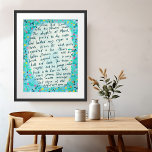Affiche Canterbury Tales Springtime Middle English Citatio<br><div class="desc">Envoyez ceci à un ami ou utilisez-le chez vous ! Consultez ma boutique pour trouver d'autres articles correspondants comme des cartes postales,  des boutons,  des tasses,  des autocollants,  des magnets et plus encore. Contactez-nous si vous voulez quelque chose de personnalisé !</div>