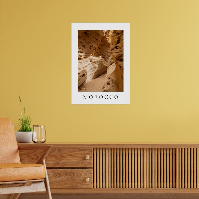 Affiche canyon de Timlalin, près de Tamri, Maroc voyage (Salon 2)