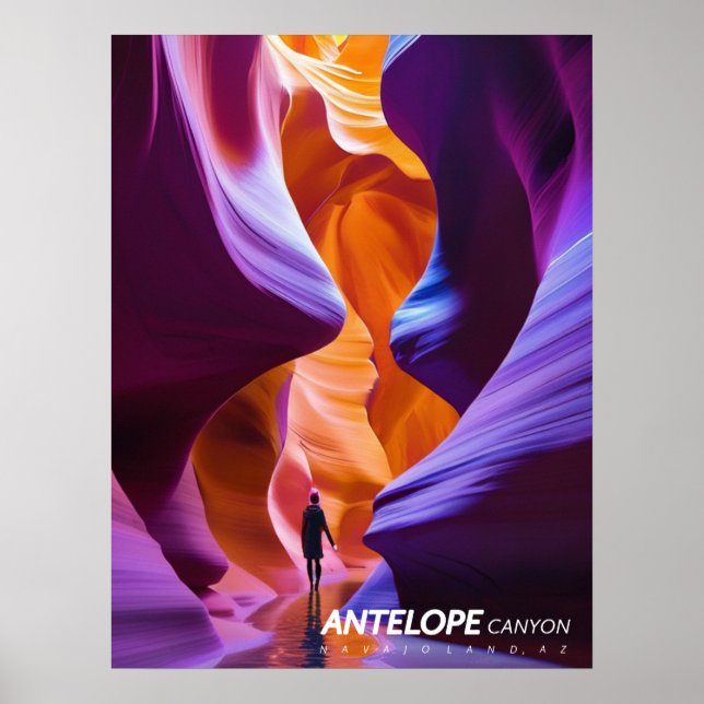 Affiche Canyon du Cerf, États-Unis (Devant)