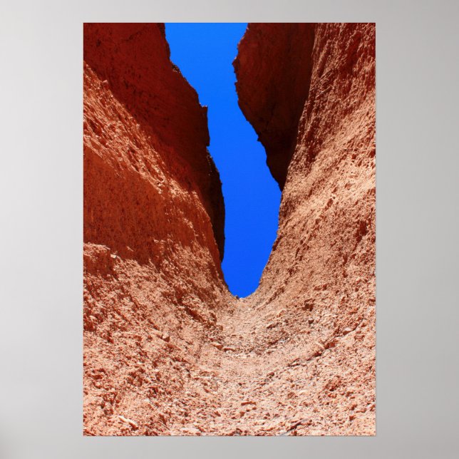 Affiche Canyon du Mojave – Ciel de désert vertical (Devant)