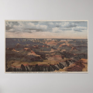 Affiche Canyon grand, Arizona - ombres de nuage du Hopi 2