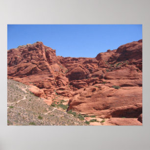 Affiche Canyon rouge 0768 de roche