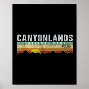 Affiche Canyonlands National Park Tee - Utah Camping Hikin