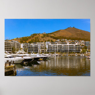 Affiche Cap Waterfront Afrique du Sud SA Architecture