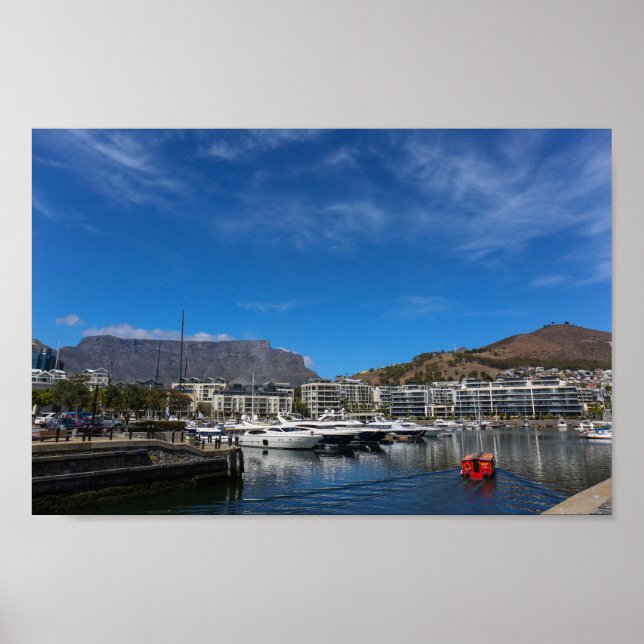 Affiche Cap Waterfront Afrique du Sud SA Architecture (Devant)