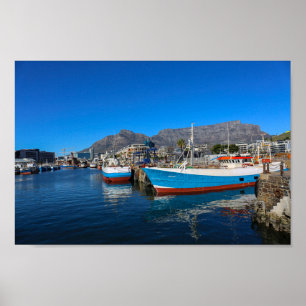 Affiche Cap Waterfront Afrique du Sud SA Architecture