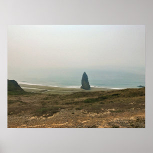 Affiche Cape Blanco State Park, côte de l'Oregon