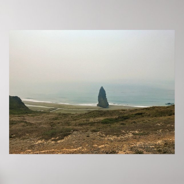 Affiche Cape Blanco State Park, côte de l'Oregon (Devant)