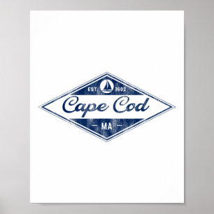 Affiche Cape Cod vintage