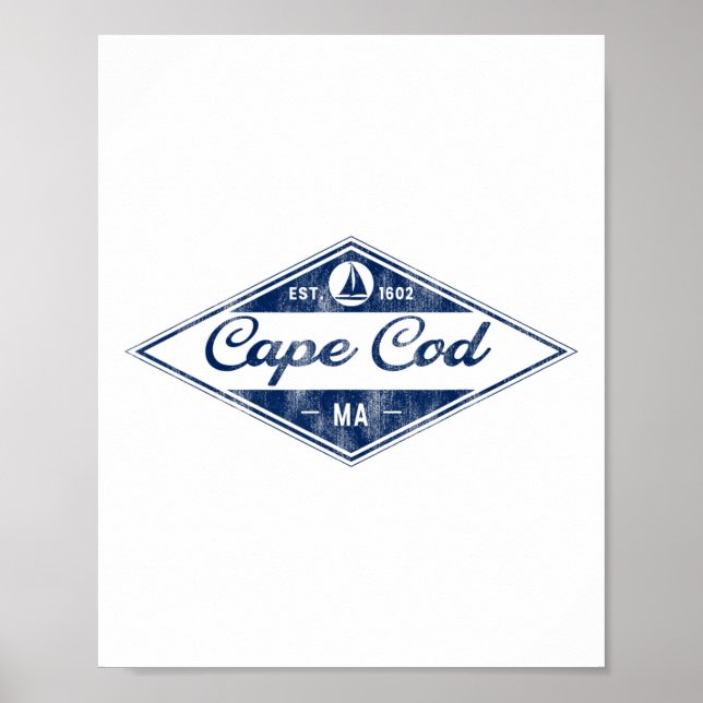 Affiche Cape Cod vintage (Devant)