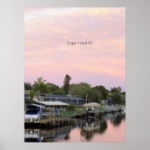 Affiche Cape Coral, Florida scenic photo,