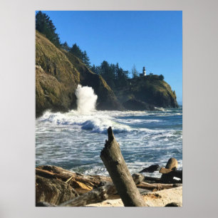 Affiche Cape Disappointment Lighthouse, Washington