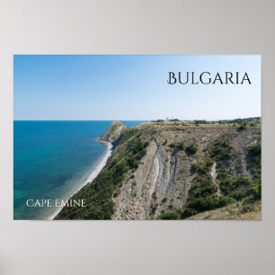 Affiche Cape Emine. Bulgarie