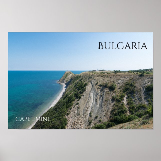 Affiche Cape Emine. Bulgarie (Devant)