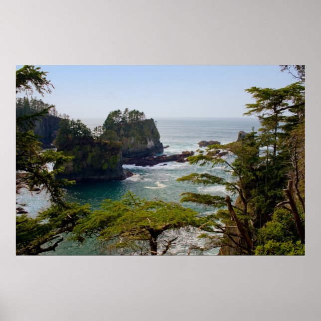Affiche Cape Flattery Inlet, Washington Imprimer (Devant)