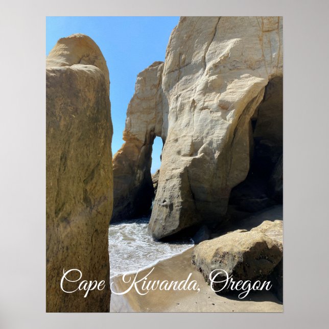 Affiche Cape Kiwanda Oregon (Devant)