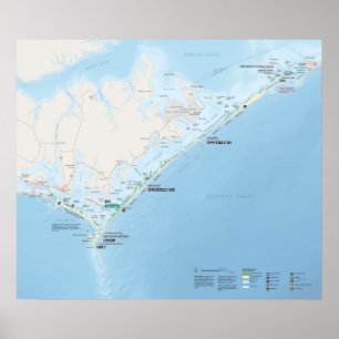 Affiche Cape Lookout National Seashore