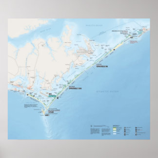 Affiche Cape Lookout National Seashore