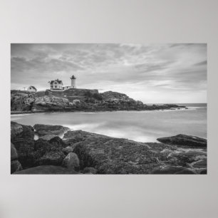 Affiche Cape Neddick Nubble Lighthouse, York, États-Unis