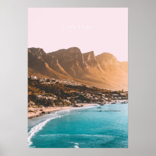 Affiche Cape Town, Afrique du Sud