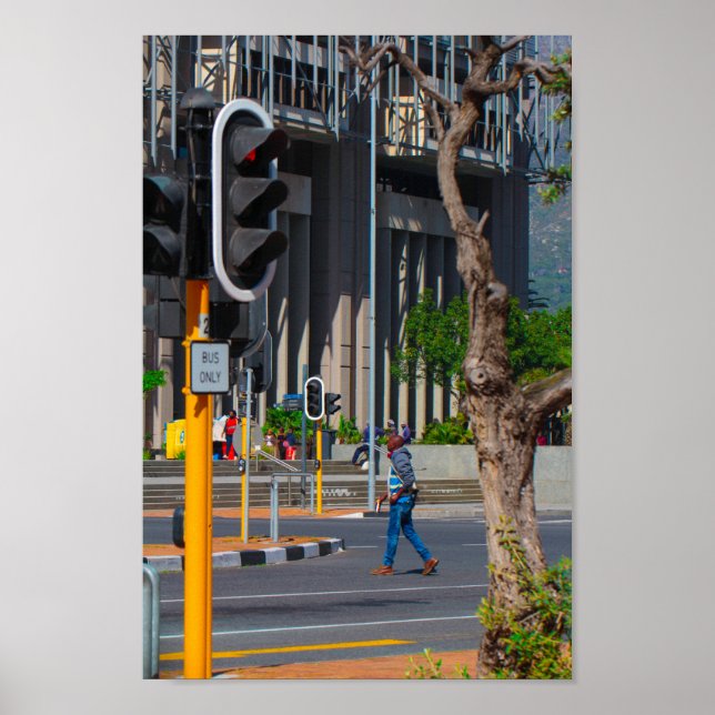 Affiche Cape Town City View ZA Afrique du Sud (Devant)