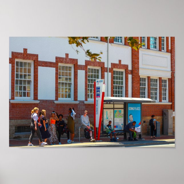 Affiche Cape Town Cityscape Architecture City Afrique du S (Devant)