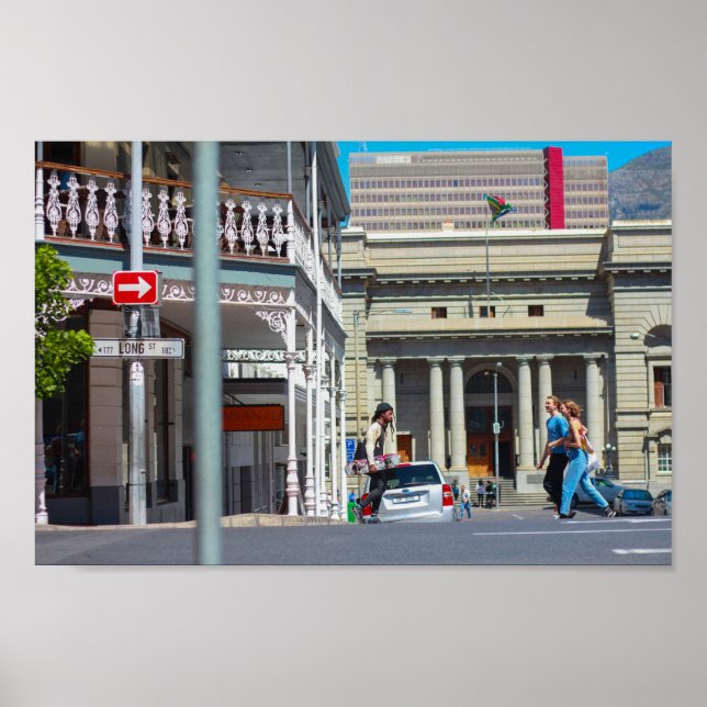 Affiche Cape Town Cityscape Architecture City Afrique du S (Devant)