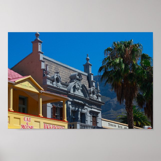 Affiche Cape Town Cityscape Architecture City Afrique du S (Devant)