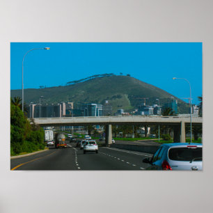Affiche Cape Town Cityscape Signal Hill ZA South Africa