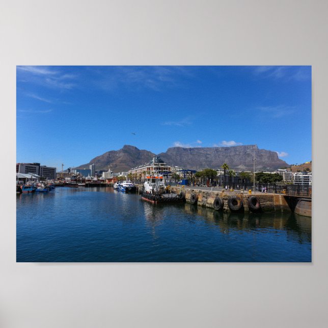 Affiche Cape Town Waterfront Afrique du Sud SA Architectur (Devant)