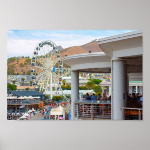 Affiche Cape Town Waterfront Area Cityscape South Africa