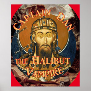 Affiche Capitaine Dan le vampire flétan