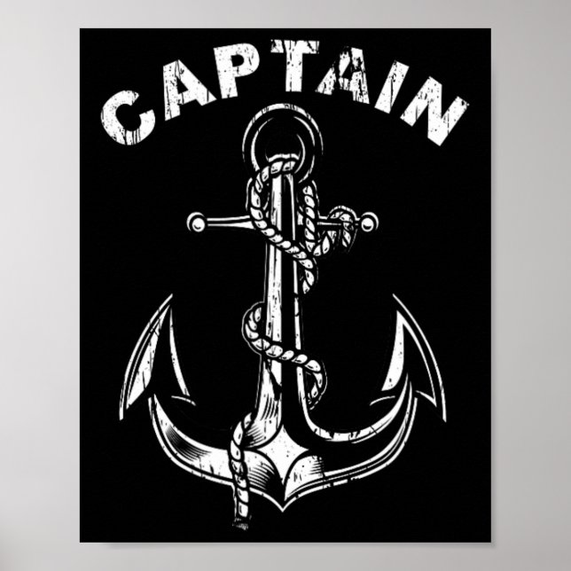 Affiche Capitaine d'ancre du bateau  (Devant)