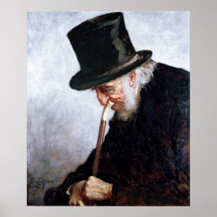 Affiche Capitaine de la mer à la retraite du Massachusetts