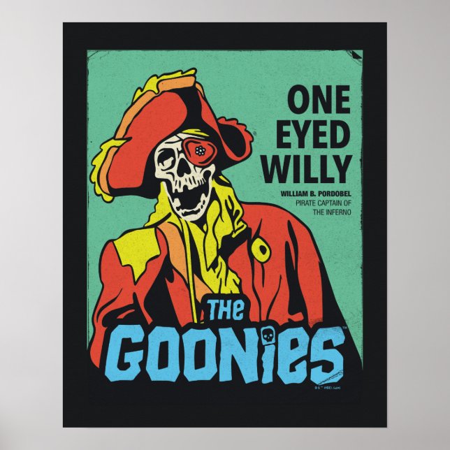 Affiche Capitaine de l'Inferno Willy Pirate à un oeil (Devant)