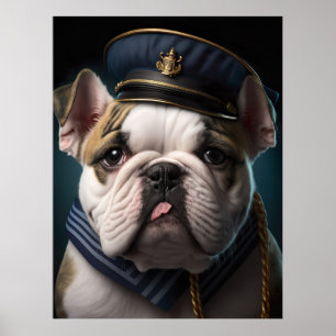 Affiche Capitaine de pilote de Bulldog