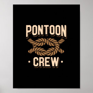 Affiche Capitaine de Ponton Citation d'Amoureux de Bateau