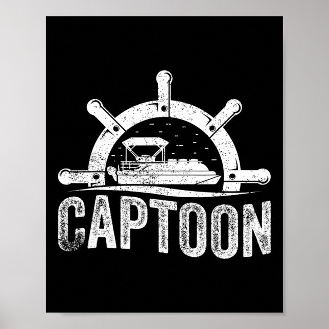Affiche Capitaine de Ponton de Bateau Ponton de Bateau  (Devant)