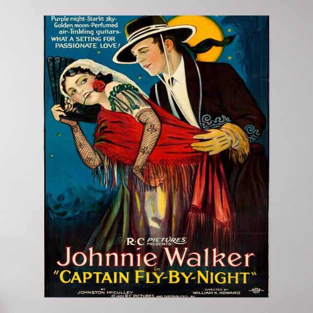 Affiche Capitaine Fly ~ Par Nuit ~ 1922 (Devant)
