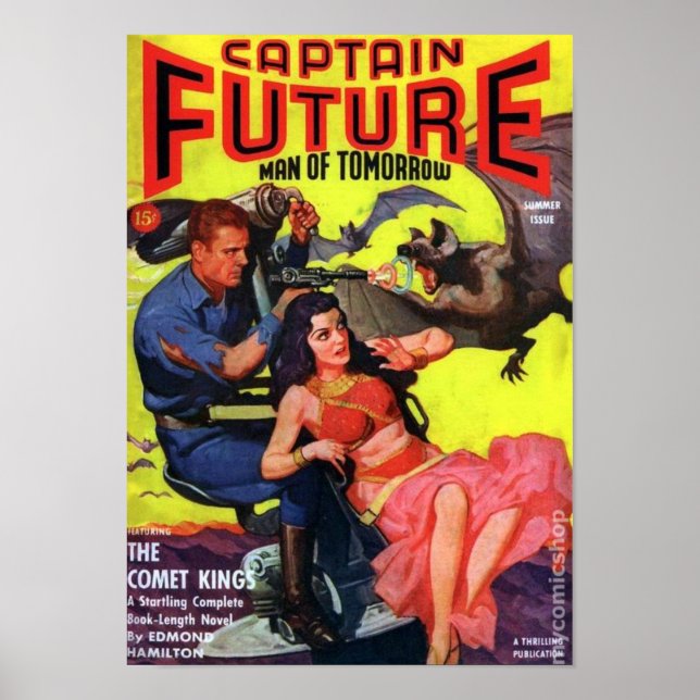Affiche Capitaine Future — Le roi comète (Devant)