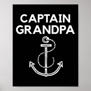 Affiche Capitaine grand-père ! Bateau Et Voile S