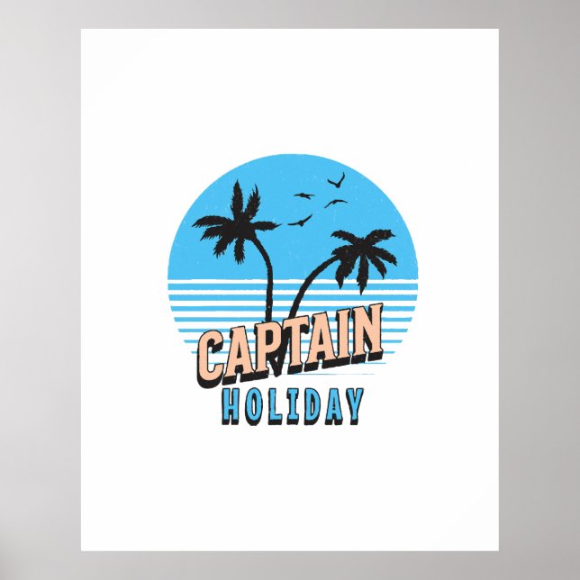 Affiche Capitaine Holiday (Devant)