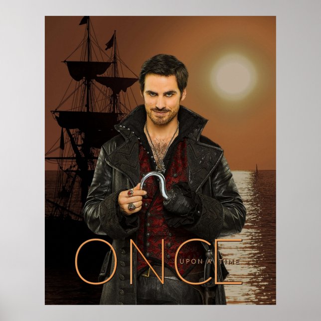 Affiche Capitaine Hook Comic Sunset (Devant)